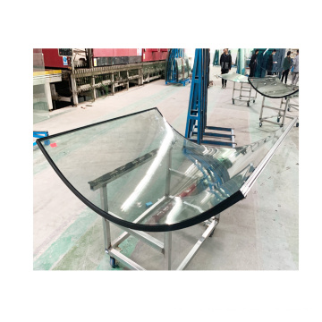 High Quality Custom Safety Toughened Double Curved Building Tempered Glass